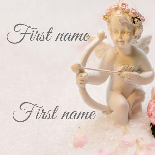 Wedding Label Gift Angel free template
