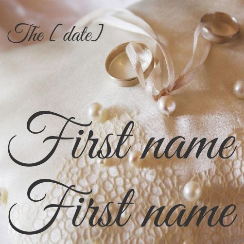 Wedding Label Gift free template
