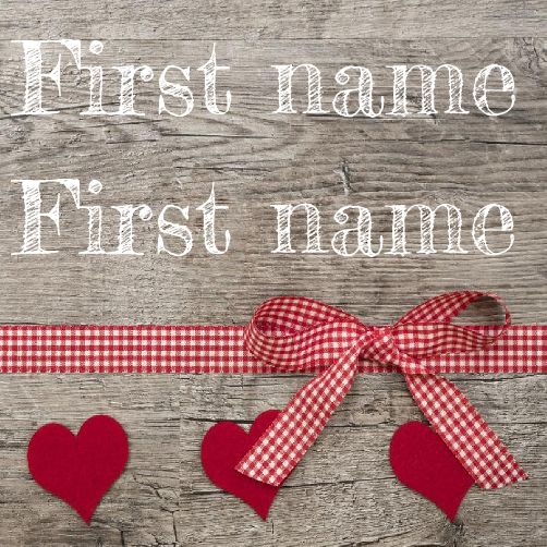 Wedding Label Gift Wood free template