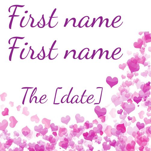 Wedding Label Gift free template
