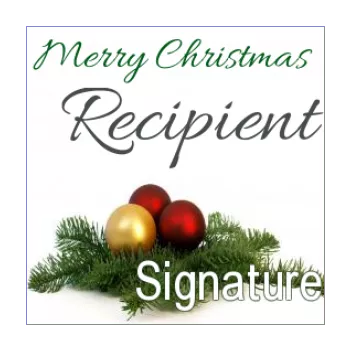 label gift christmas ball fir green red yellow 