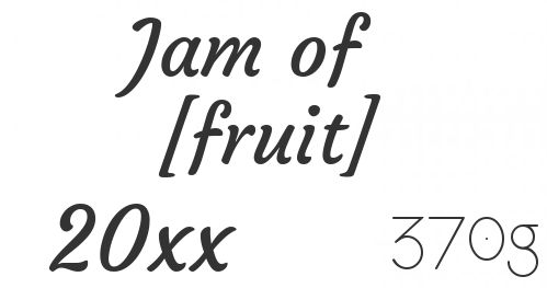 Label Jam free template