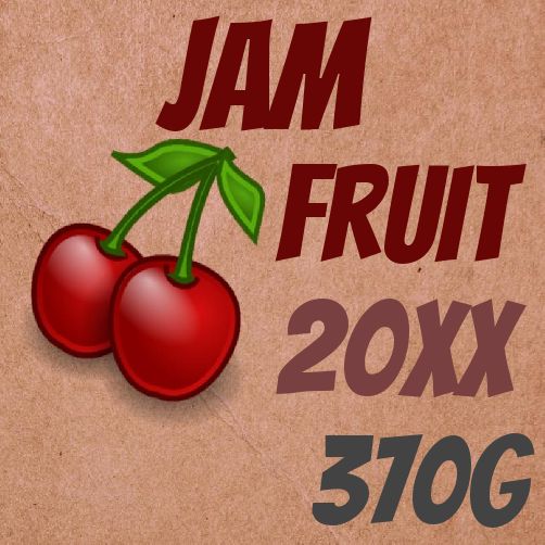 Label Jam Cherry Fruit Brown free template