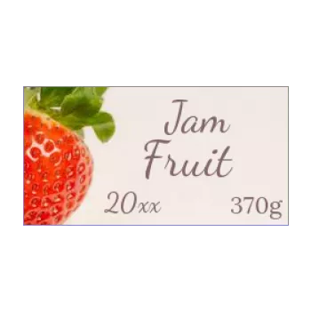label jam strawberry fruit 