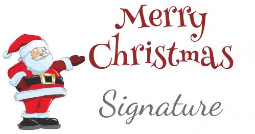 Label Gift Christmas Santa Claus free template