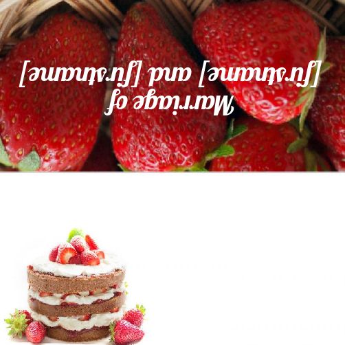 Wedding Label Table Fruit template