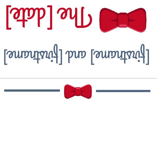 Wedding Label Table Blue Elegant template