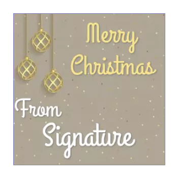 label gift christmas golden ball grey 