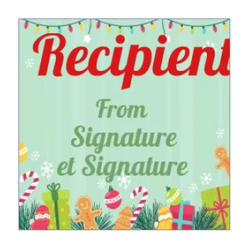 label gift christmas ball candy drawing green 