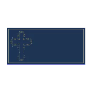 announcement invitation confirmation blue cross yellow 