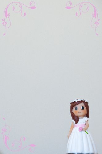 Announcement Invitation Confirmation Girl Mauve free template