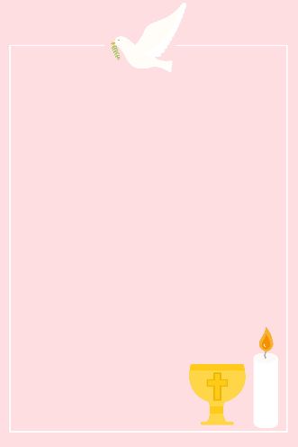 Announcement Invitation Confirmation Bird Candle free template