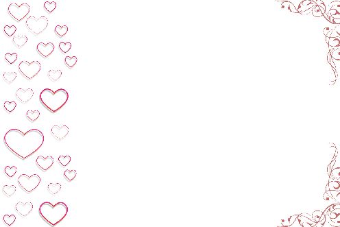 Card Announcement Invitation Pacs Heart free template