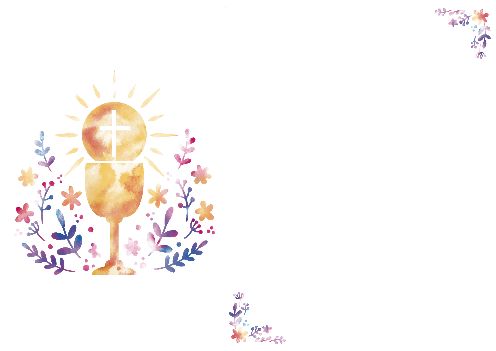 Announcement Invitation Confirmation Cross Mauve free template