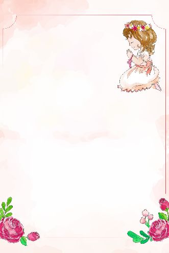 Announcement Invitation Confirmation Flower Girl free template