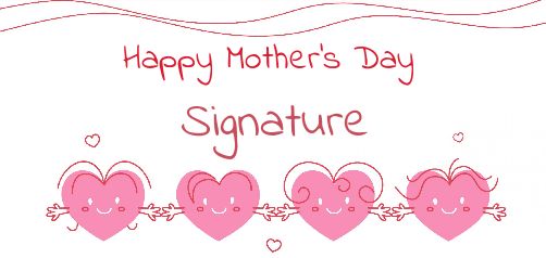 Card Mom Party Heart Drawing free template