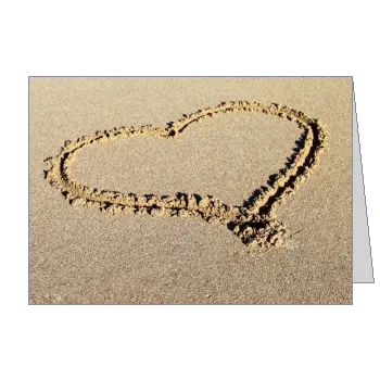 Announcement Engagement Beach template