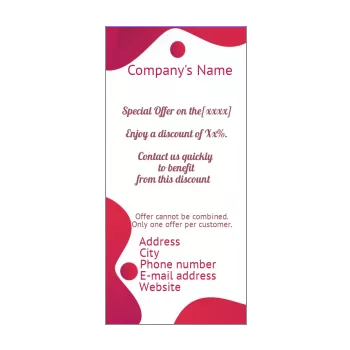 poster flyer promotion balloon red 