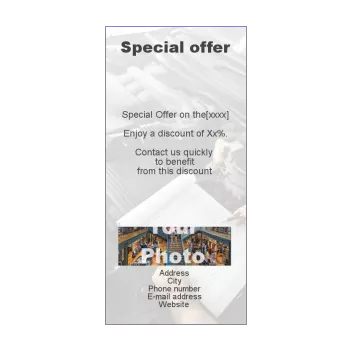 poster flyer garage hand 