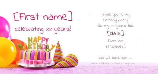 Cake Candle Kid free template