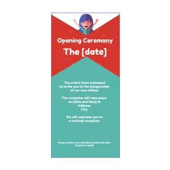 inauguration invitation shop blue drawing local red women 