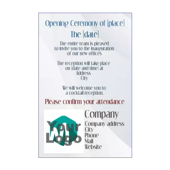 inauguration invitation shop grey local 