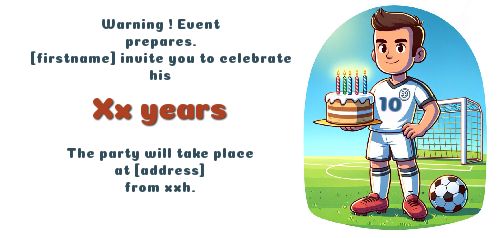 Birthday Card Invitation Balloon Candle virtual free