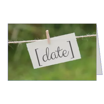 Birthday Card Invitation Label Garden virtual