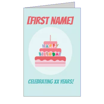 Balloon Cake Kid template