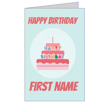 Balloon Blue Cake Kid virtual