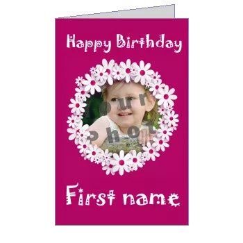 Girl Kid with photo virtual