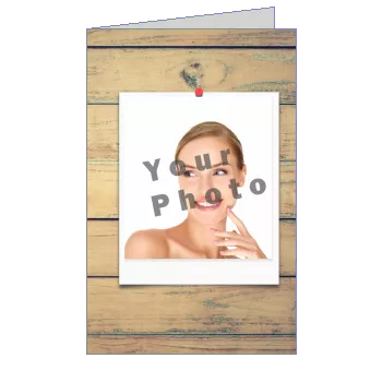 Wood with photo virtual