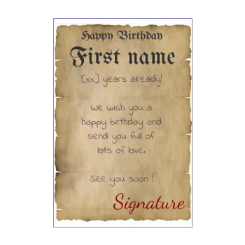 happy birthday card boy kid pirate 