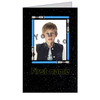 Boy Kid with photo template
