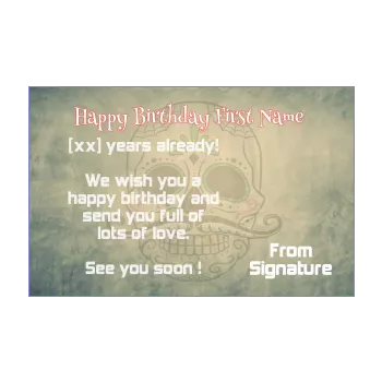 happy birthday card boy brown kid pirate 