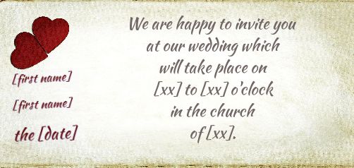 Wedding Announcement virtual free