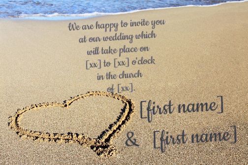 Wedding Announcement virtual free