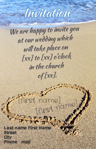 Wedding Announcement free template