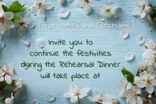 Wedding Dinner Flower virtual free