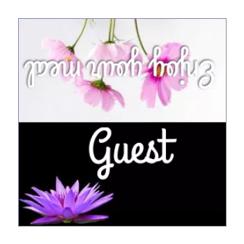 label place card table black flower mauve 