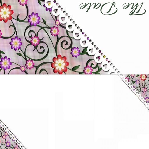 Label Place Card Table Flower template