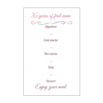 Birthday S Menu Free Templates Greetings Discount