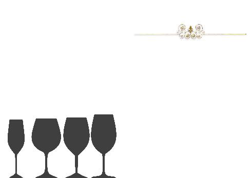 Verso Wedding Menu Alcohol template