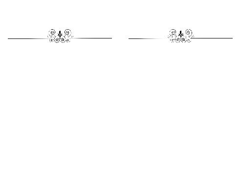 Verso Wedding Menu Brown with photo template