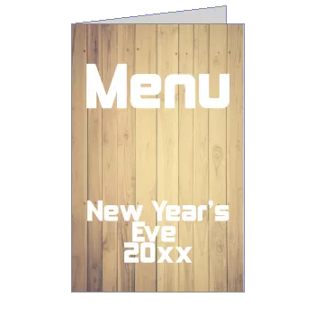 Menu Dinner Party Ring Brown template