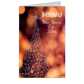 Menu Dinner Party Ring Fir template