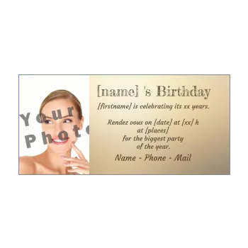 birthday card invitation party 