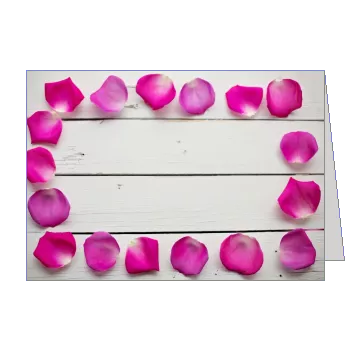 Announcement Pacs Flower template