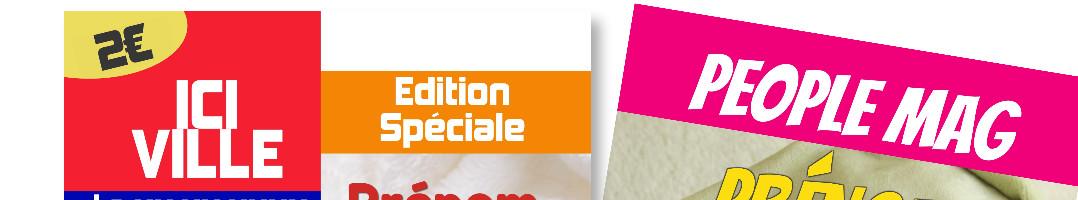 Birth Announcement Newspaper / Magazine template