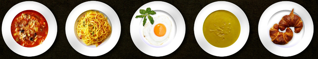 Simple page menu for restaurant template